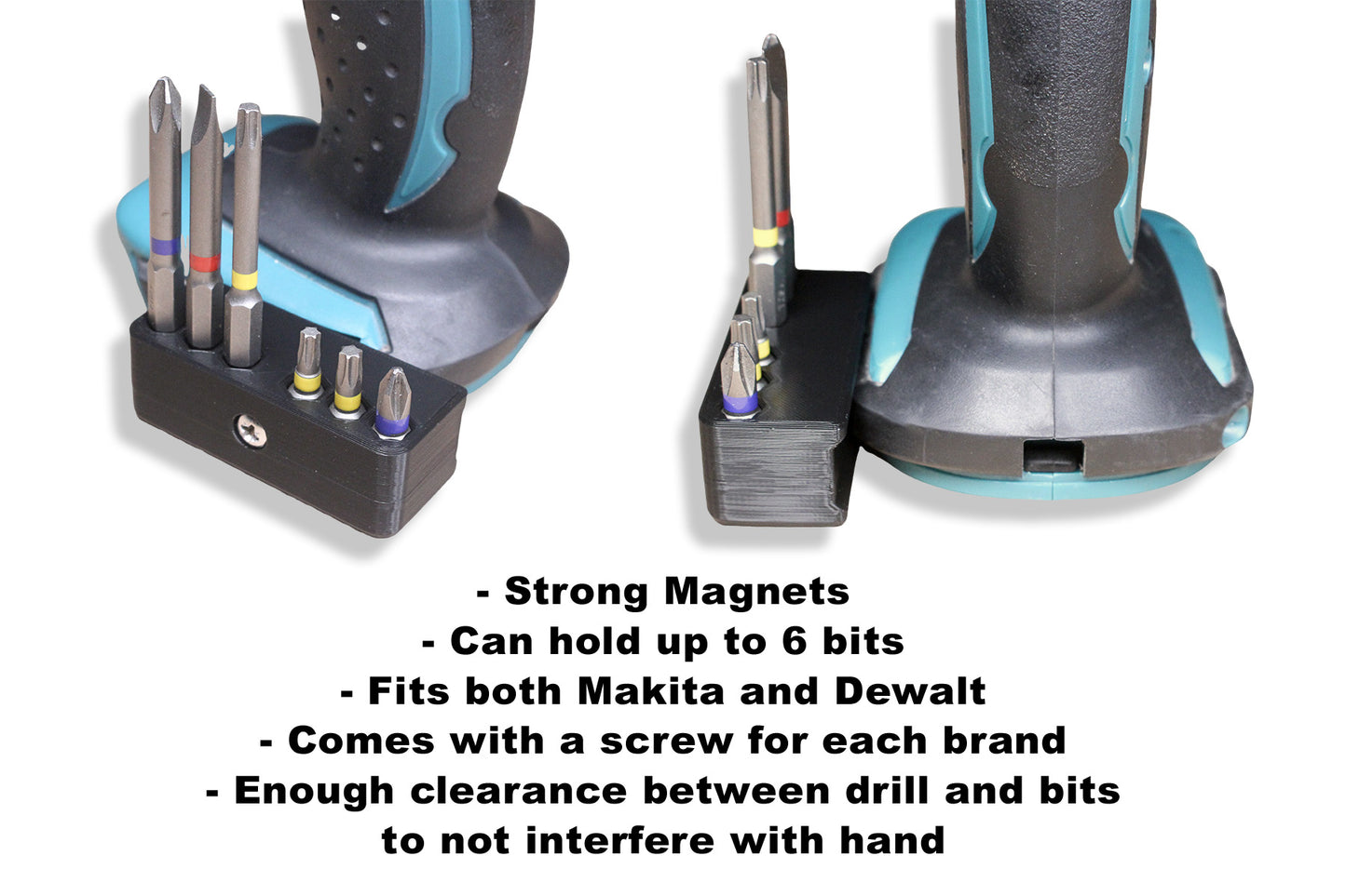 Decoralin Magnetic Bit Holder for Dewalt and Makita Impact Driver and Drill - Decoralin