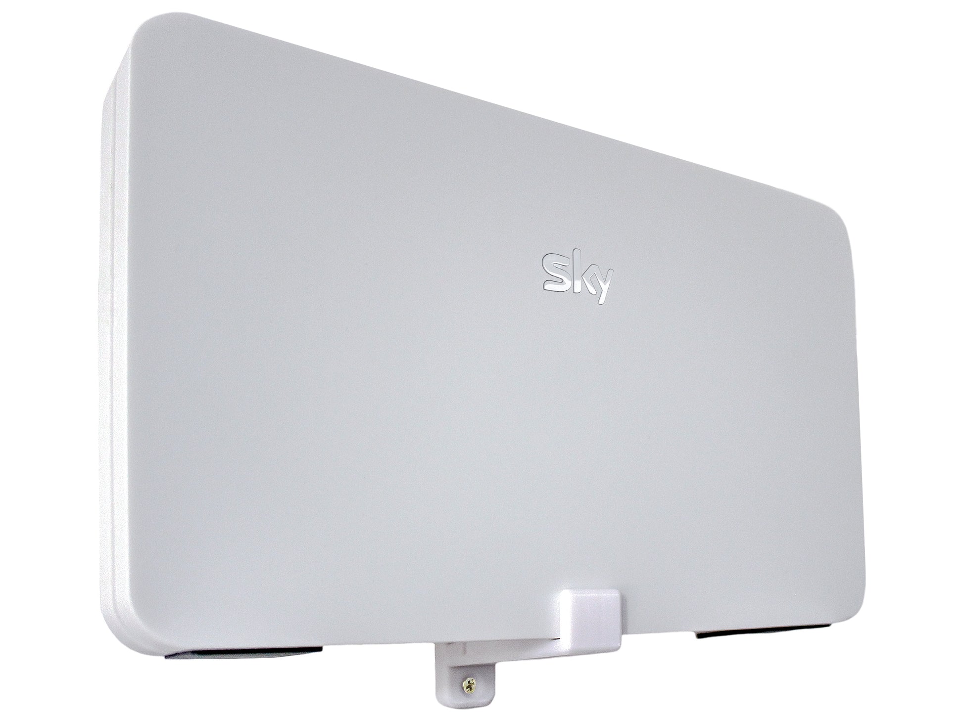 Decoralin Wall Mount for Sky Wifi Max Hub, SR213 SR203 White Complete with Screws and Fixings - Decoralin