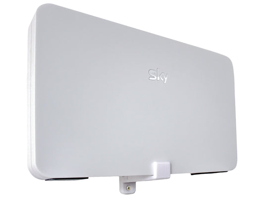 Decoralin Wall Mount for Sky Wifi Max Hub, SR213 SR203 White Complete with Screws and Fixings - Decoralin
