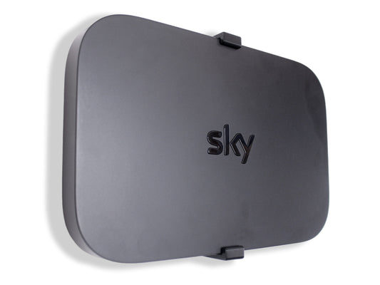 Decoralin Sky Q Mini Wall Mounting Bracket Compatible with EM150, 32D0xx, or 32D1xx Complete with Screws and Fixings Black - Decoralin