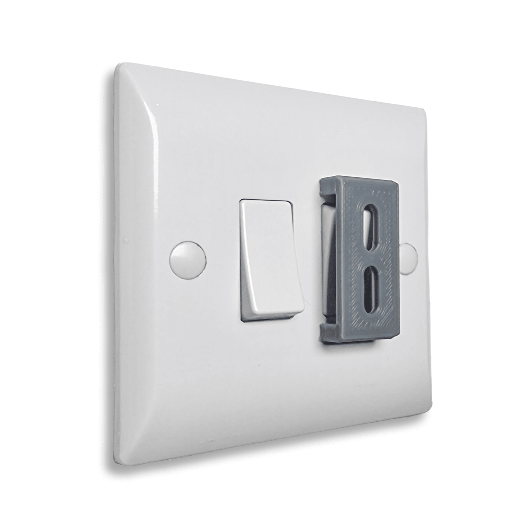 Light Switch Cover Guard Caps Grey