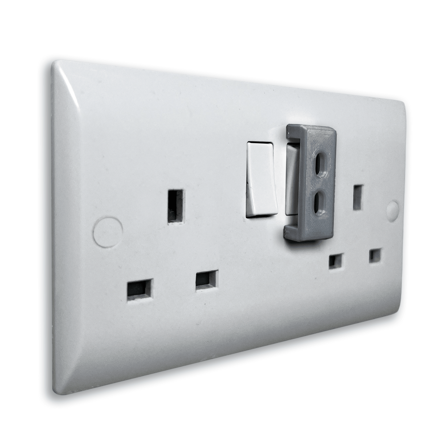 Socket Switch Cover Guard Caps Grey