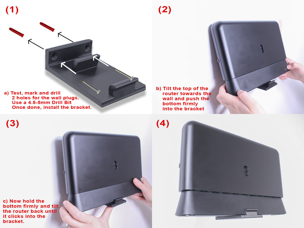 Sh31b Router Wall Mounting Bracket for EE BT Rebrand Smart Hub Plus Model SH31B ...