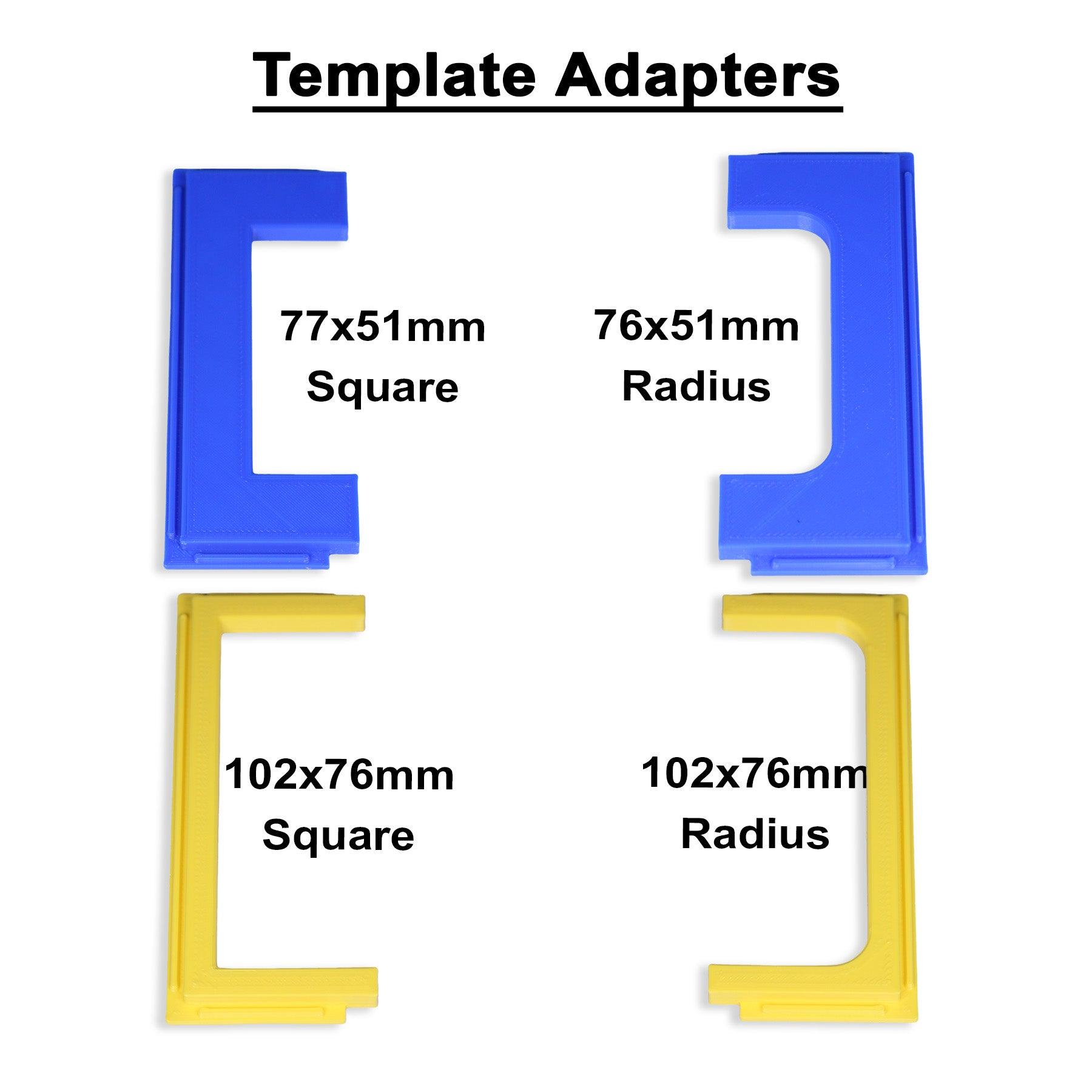 Decoralin Door Hinge Jig Router Template For 76mm & 102mm (3 And 4 Inch) Hinges Ideal Tool For Diy And Woodworkers