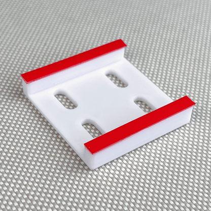 Decoralin Light Switch Safety Covers – White Plastic Caps for Double Switch Plates – Child, Elderly & Dementia Protection – Stick-On Guard – 2 Pack Covers 4 Switches