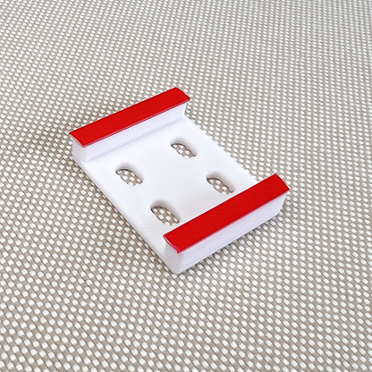 Decoralin Socket Switch Covers – White Plastic Caps for Double Wall Socket Plates – Child & Elderly Safety Guard – Stick-On Protection – 2 Pack
