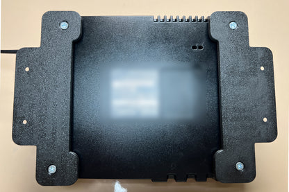 Decoralin Wall Mount for Makita DC18RC Charger – Black Plastic Bracket – Secure Wall Installation with Screws & Plugs – Space-Saving, Durable, Designed & Made in Europe - Decoralin